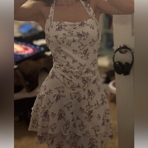 Floral Halter Dress